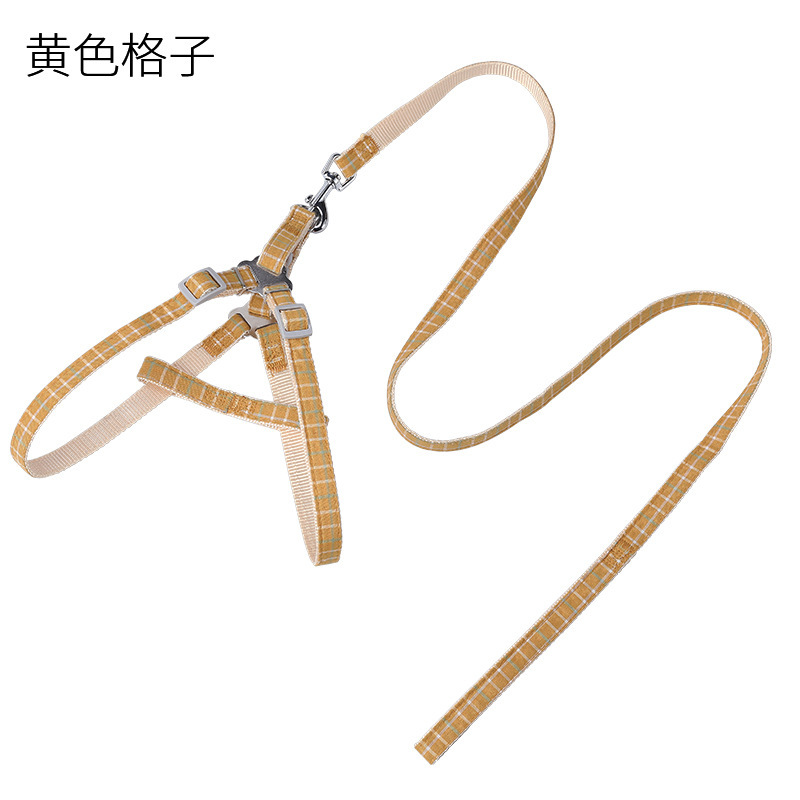 Cuerda de tracción para gatos Cadena para gatos en forma de I Suministros para mascotas Fuera de paseo Cuerda para gatos Poliéster Anti-liberación Fábrica al por mayor