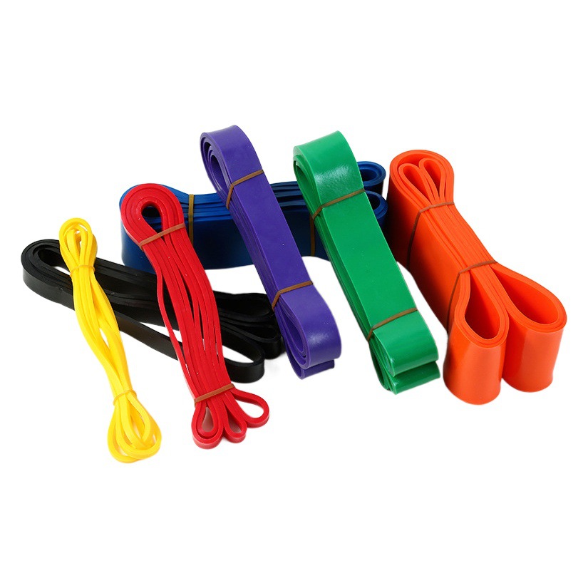 Cross-border spot pull-up resistance belt hip abuse ring fitness elastic belt squat tension belt rope yoga stretch belt
