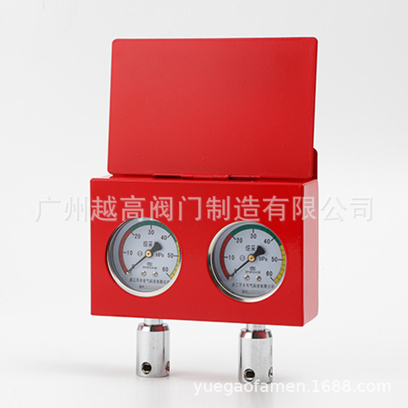 乔木电气耐震综采表一架单针双表 双针三表支架压力表矿用测力计