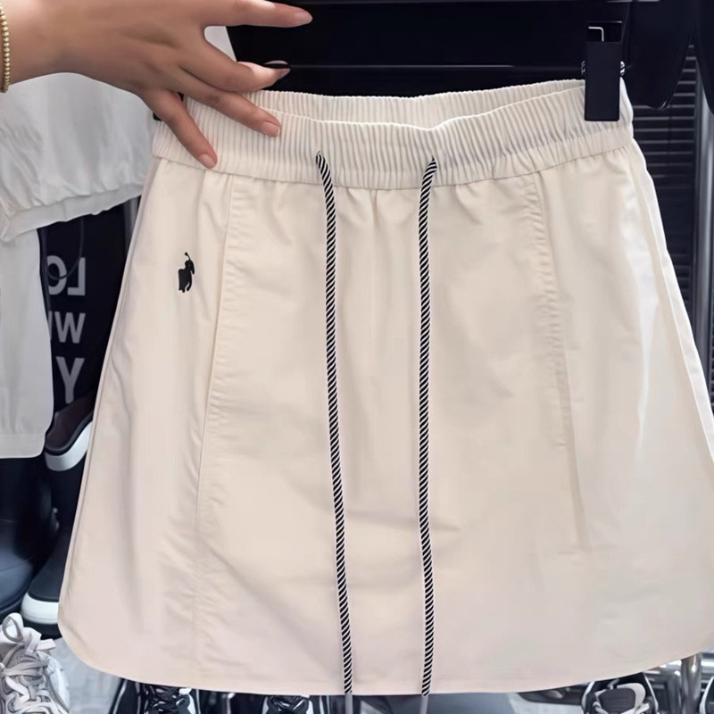 Pony Embroidered Sports Casual Workwear Short Skirt for Women Summer 2025 New Preppy Style Petite A-Line Skirt Pony Embroidered Sports Casual Workwear Short Skirt for Women Summer 2025 New Preppy Style Petite A-Line Skirt
