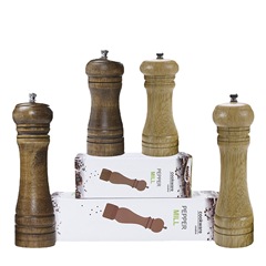 木質研磨器胡椒磨手動胡椒磨廚房用品黑胡椒研磨陶瓷磨芯廚房工具