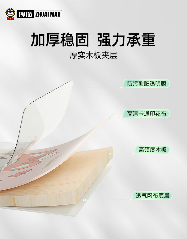 Zhuaimao Car Folding Table Board, Car Co-Pilot Dining Table, Multi-Functional Writing and Office Computer Desk for Cars, Portable