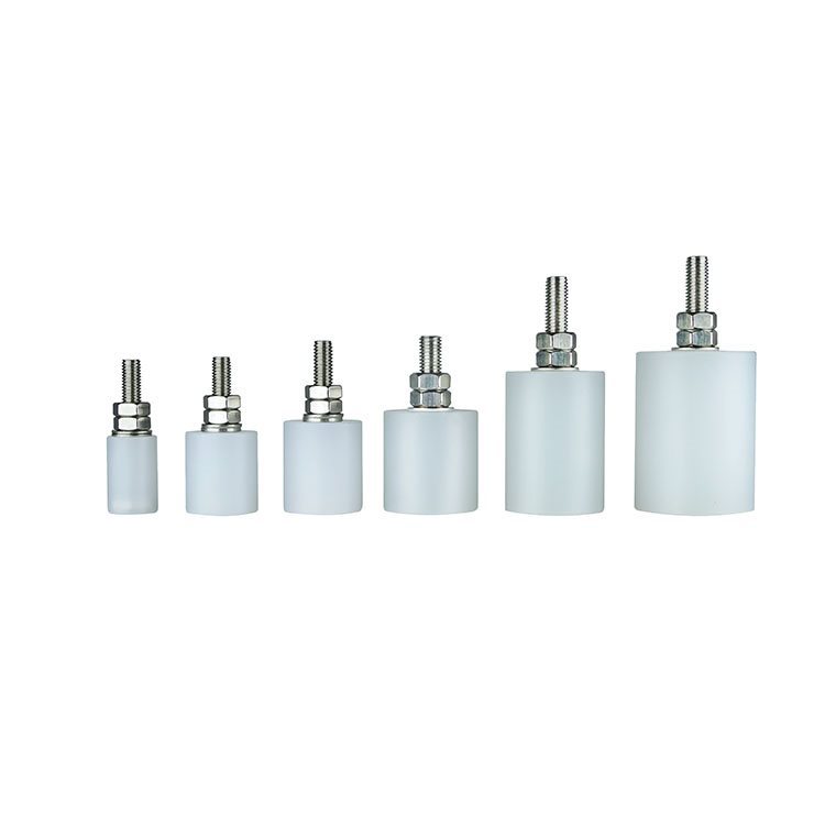 不锈钢固定靠轮电动门上轮平移门尼龙夹轮电动门导向轮尼龙滑轮