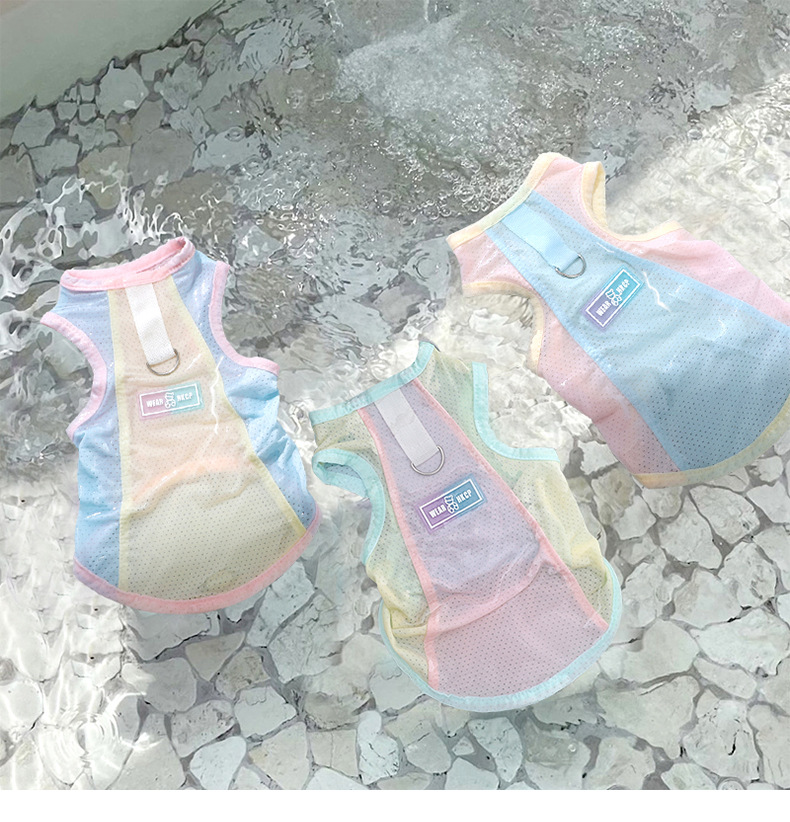 Chaleco para perros de seda fría transpirable para verano_voghion.com