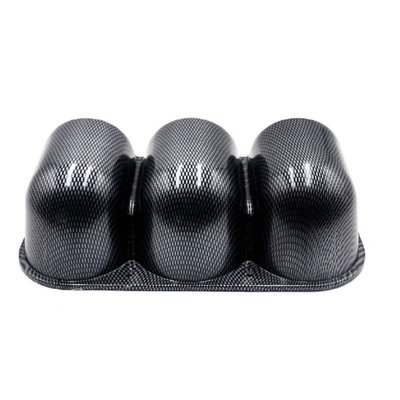 modified instrument black carbon fiber instrument: automobile instrument - three-hole-carbon-pattern