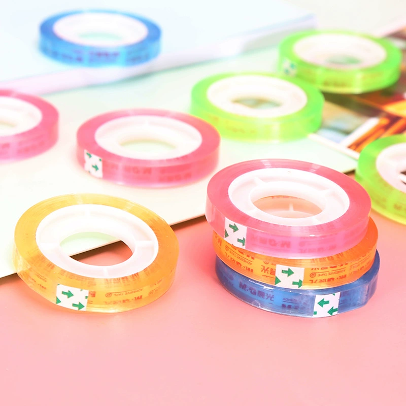 Цветная лента для студентов, чтобы узнать канцелярские товары Прозрачная лента бинты неправильно