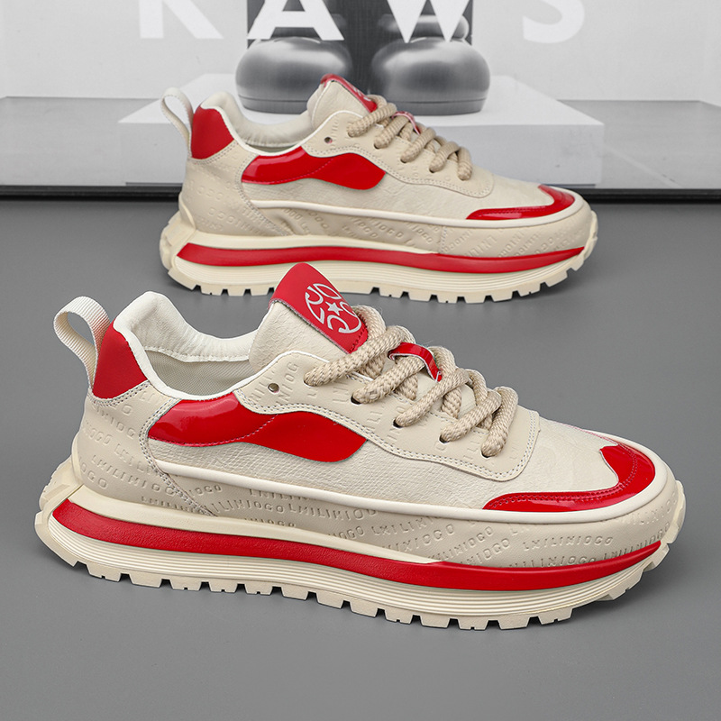 Douyin Kuaishou Live Spring Zapatos para hombre, deportes transpirables, zapatos casuales para papá, zapatos coreanos de tendencia para hombres, zapatos Forrest Gump