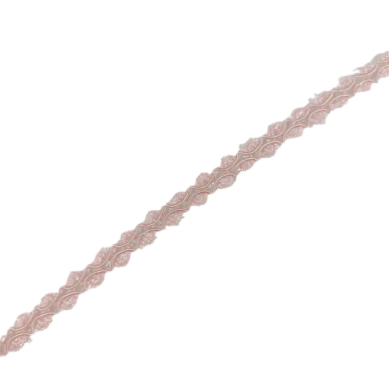 Spot 1.2cm corona bilateral con máquina de borde de gancho, accesorios elástico para sombreros de dientes pequeños, accesorios de ropa de encaje