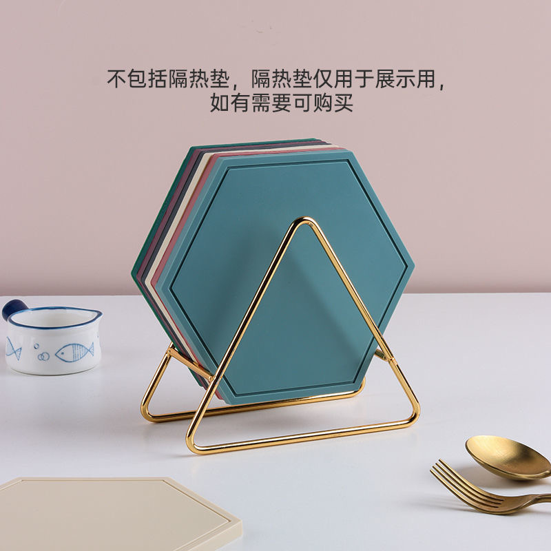 Wan placa de drenaje estante trípode de oro estera de aislamiento estante de almacenamiento estera de tazón estera de placa base estera de bambú plato de hueso organizador de rack