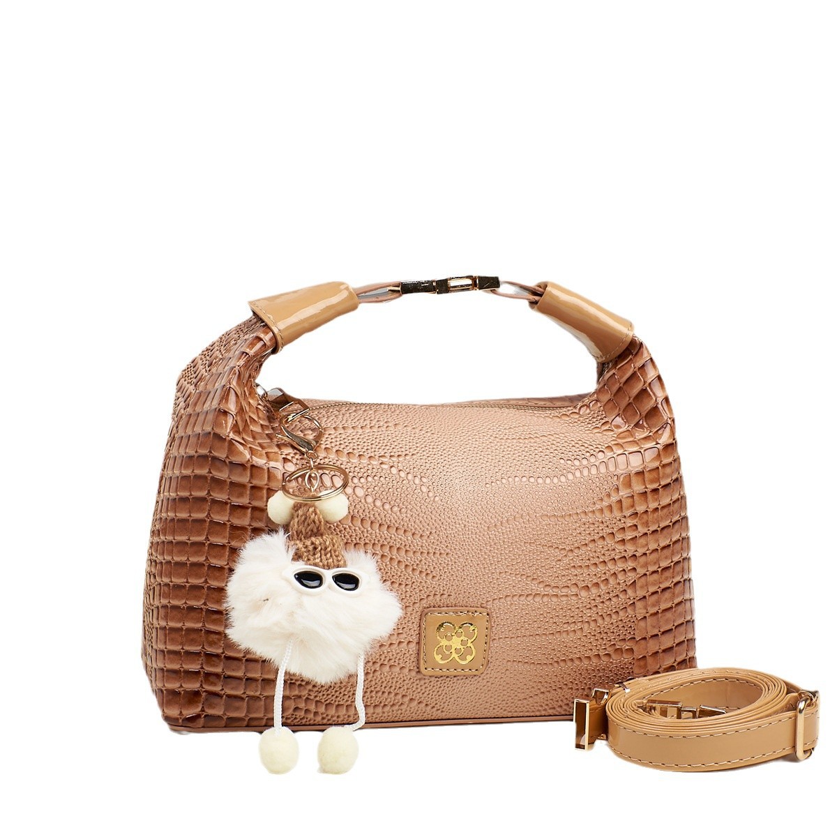 가벼운 럭셔리 틈새 하이 엔드 메신저 백 여성의 새로운 선물 유행 어깨 크로스 바디 백 악어 패턴 작은 가방