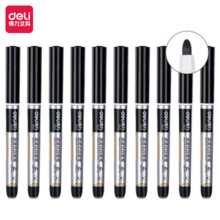Deli S521 Fine Head Direct Liquid Erasable Whiteboard Pen Office Teaching Meeting Whiteboard Pen Office Supplies