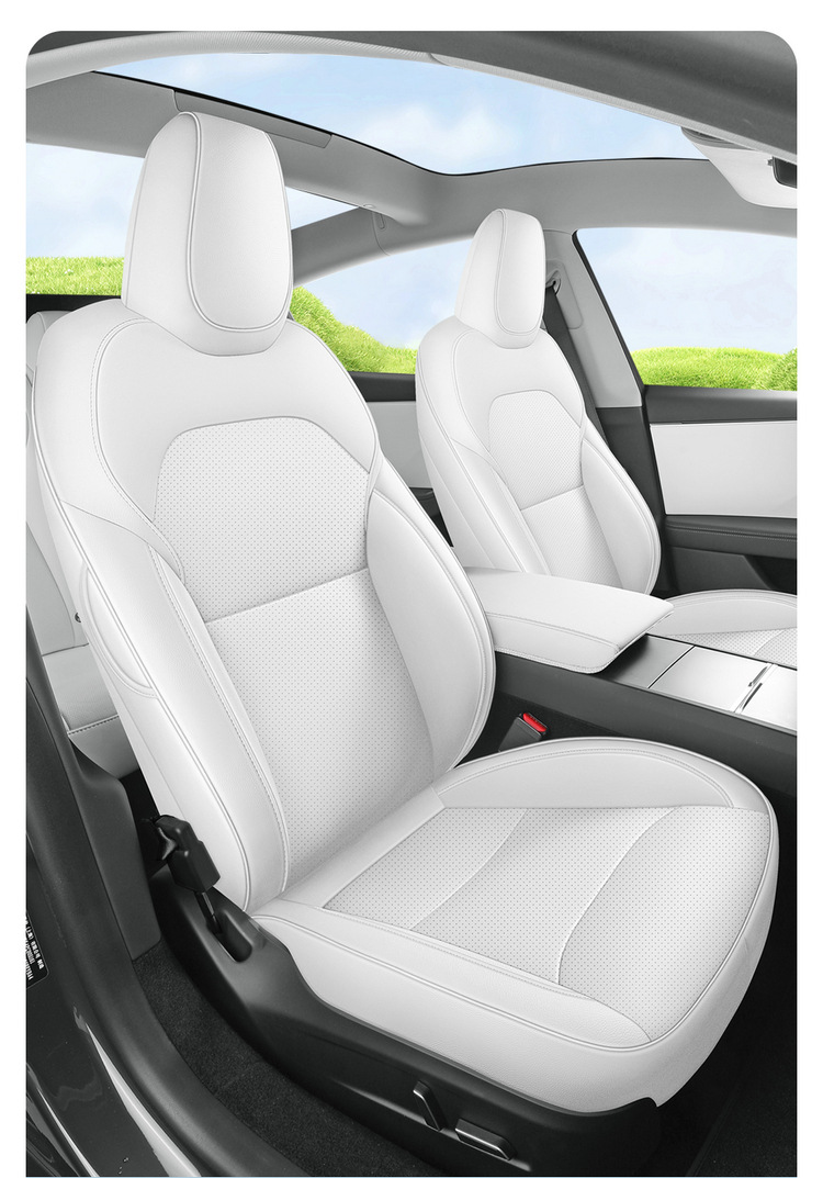 25 New Tesla Model Y Special Car Models with Five-Seater Full Leather Seat Cushions and All-Season Full-Cover Seat Covers