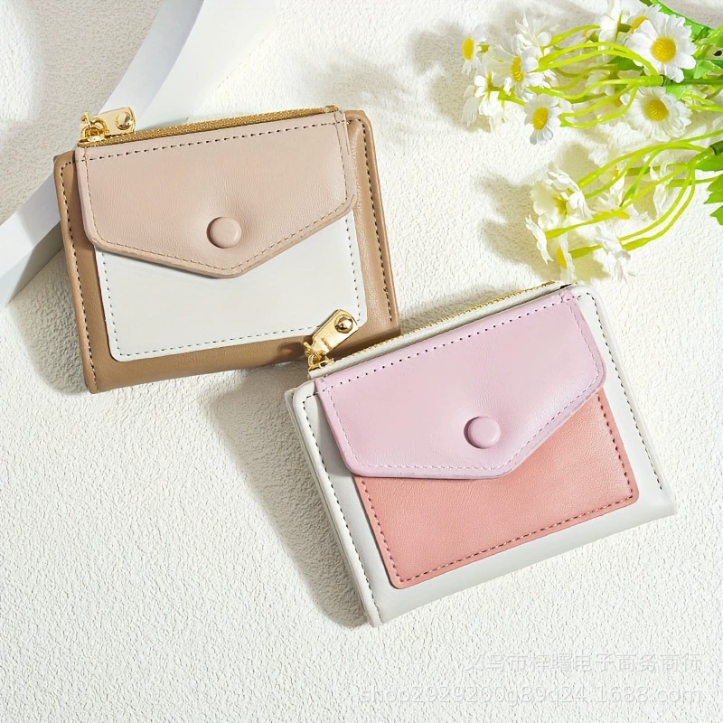 Трансграничные модели женский кошелек Цветная молния зажим для денег Многофункциональная сумка для карт большой емкости кошелек Wallet кошелек