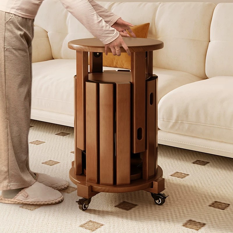 Estricta selección de taburetes de madera sólida, taburetes altos, taburetes redondos caseros, taburetes de mesa de comedor, sillas resistentes y duraderas