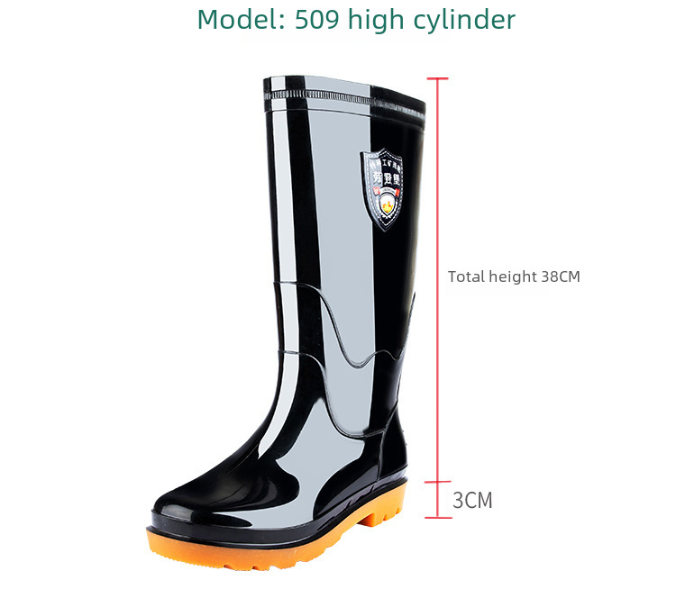 High-Top Rain Boots Image 8