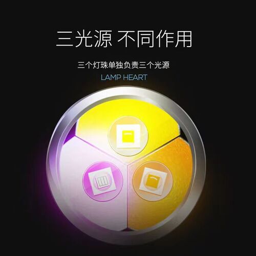 Use the three-light source flashlight for jade to identify the strong light flashlight, and use the 365nm purple light pen to check the jade. 
