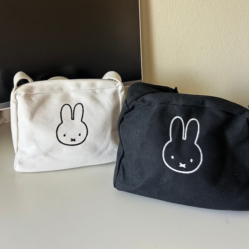 etsy 新款刺绣包包女时尚简约通勤包斜挎包感单肩手提小方包