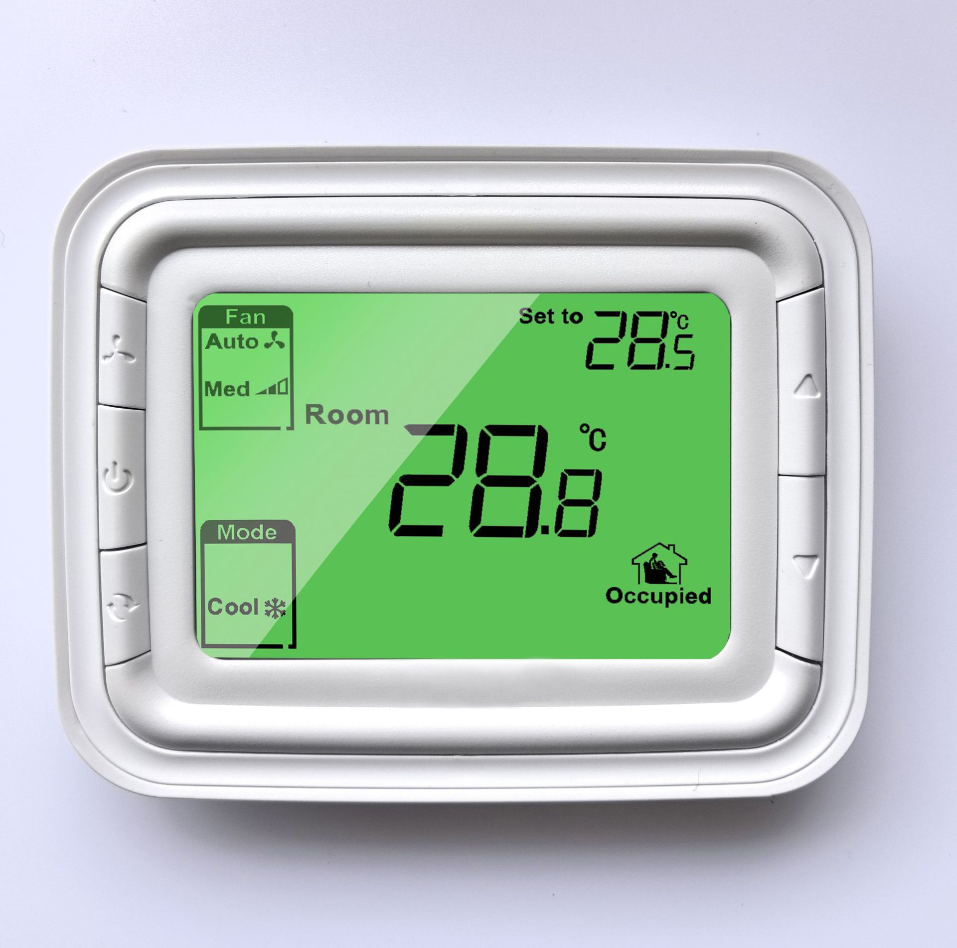 Termostato Digital LCD para Fan Coil T6861 AC220V AC24V, Pantalla Digital LCD