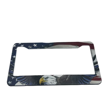 Alloy License Plate Frame with Personalized: License plate holder/license plate holder