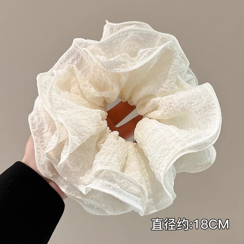 韩系超大号大肠发圈女高级感方巾发绳高弹力耐用皮筋头花头饰发饰|undefined