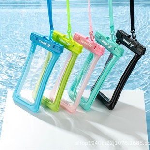 Swimming Manufacturer Directly Supplies Double-Sided Inflatable Underwater Touch Screen Photo Taking High-Definition Clip Seal Waterproof Bag Waterproof Mobile Phone Bag