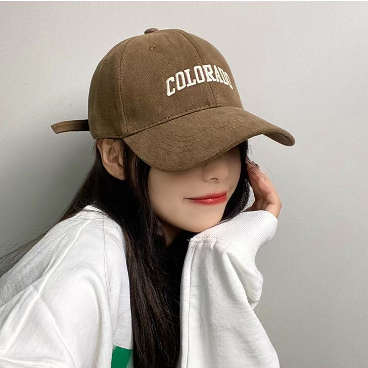 Hat Women's Autumn and Winter Internet Celebrant Couple Street Trendy Brand Letter Embroidered Baseball Cap Korean Style Cap for Men Hat Women's Autumn and Winter Internet Celebrant Couple Street Trendy Brand Letter Embroidered Baseball Cap Korean Style Cap for Men