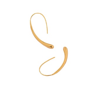 Amazon Customized Jewelry Personalized Copper Plated Real Gold Women's Earrings Irregular Earrings Custom Factory Wholesale Earrings