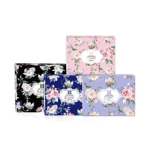 Jiuxi mugwort sanitary napkin day and night extended pads cotton manufacturer wholesale mugwort boxed