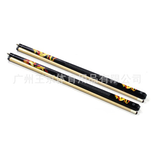 New Billiard Cue with Dragon Pattern, Large Segmented Tip, Chinese Black Eight, American Style Billiard Cue