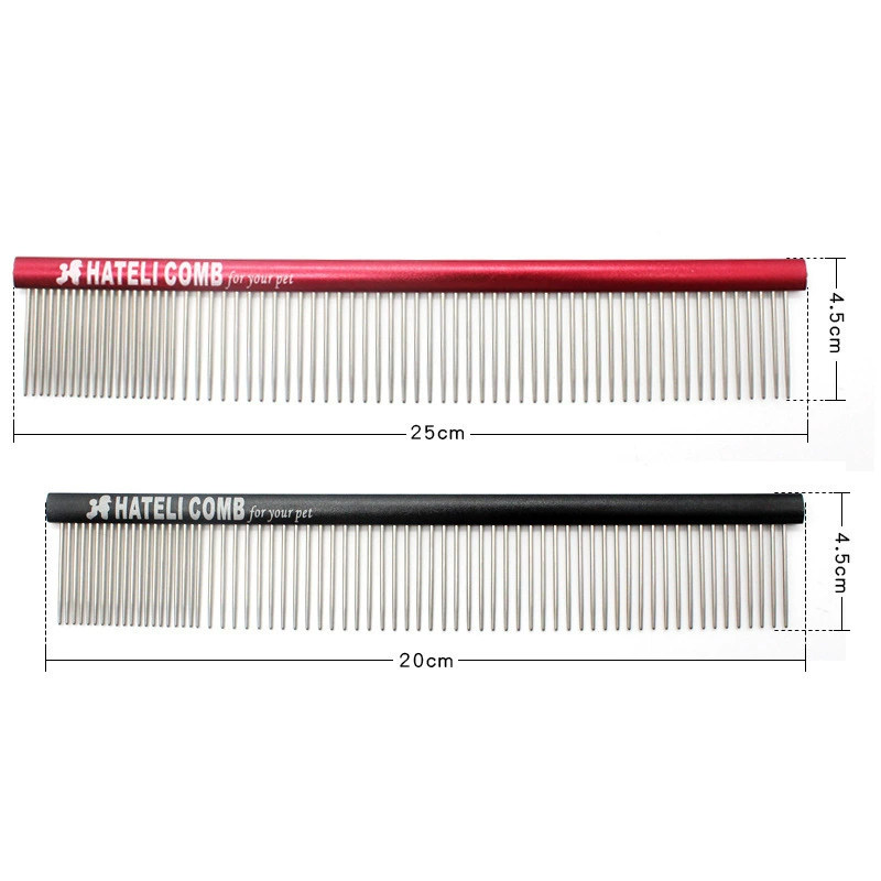 Расческа для собак Кошка Собака Щетка для волос Тедди Золотые волосы Самоед Большая собака Открытый узел Расческа Товары для животных 6