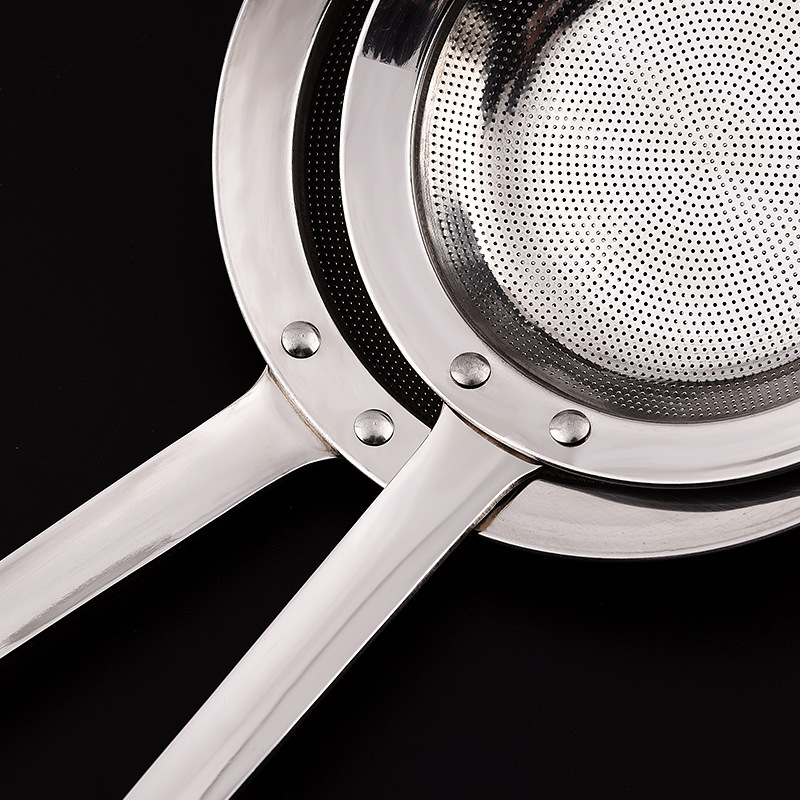 304 de jugo de acero inoxidable Pantalla de filtro de leche de soja ultrafina cocina hornear hogar escoria colador rejilla de aceite