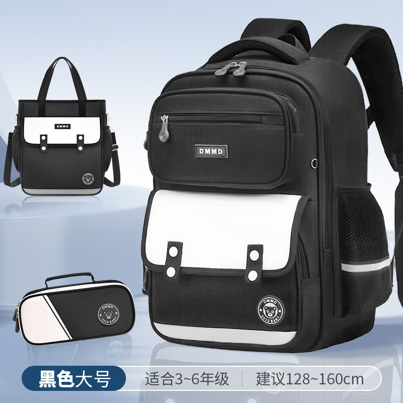 Nueva mochila escolar británica para estudiantes de primaria, mochila para niños y niñas, de gran capacidad, ligera, resistente al desgaste e impermeable