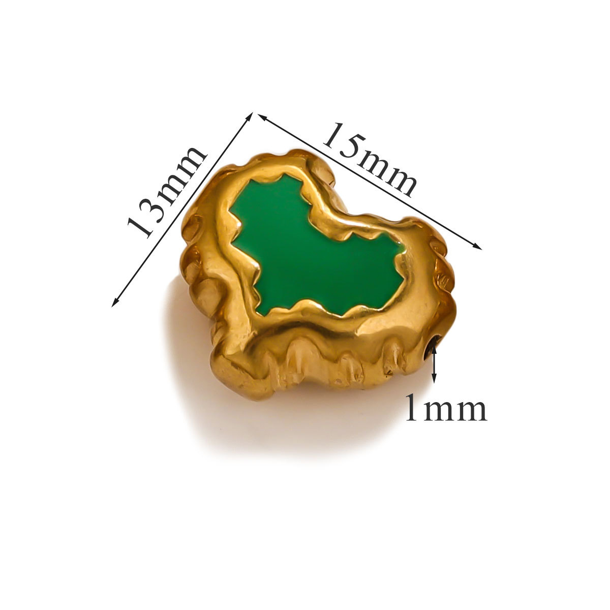 Acero inoxidable goteo de aceite gran agujero dibujos animados cuentas de acero de titanio cuentas espaciadoras accesorios lindos joyas de pulsera DIY accesorios