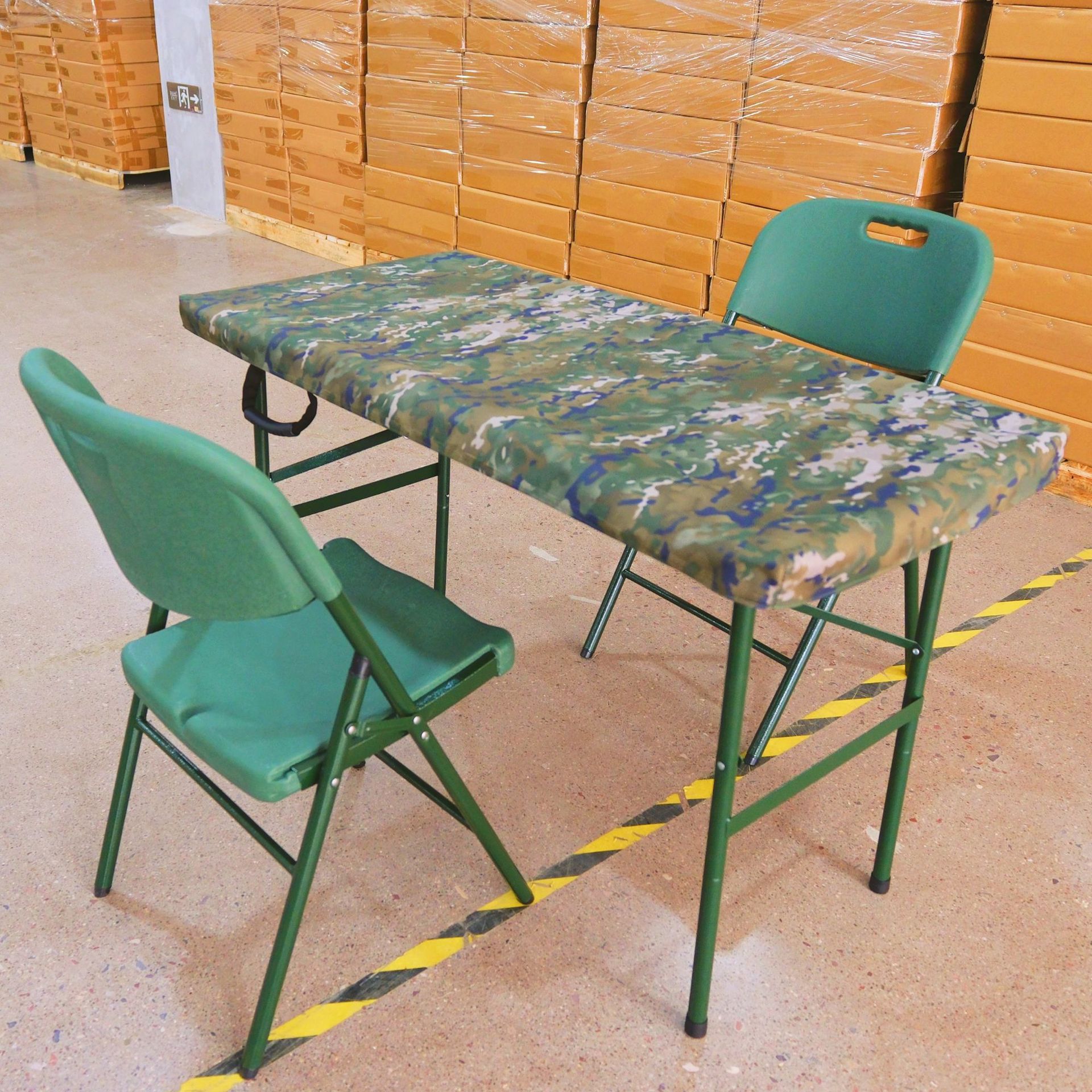 120*60*75cm [테이블 1개, 의자 2개 + 식탁보]