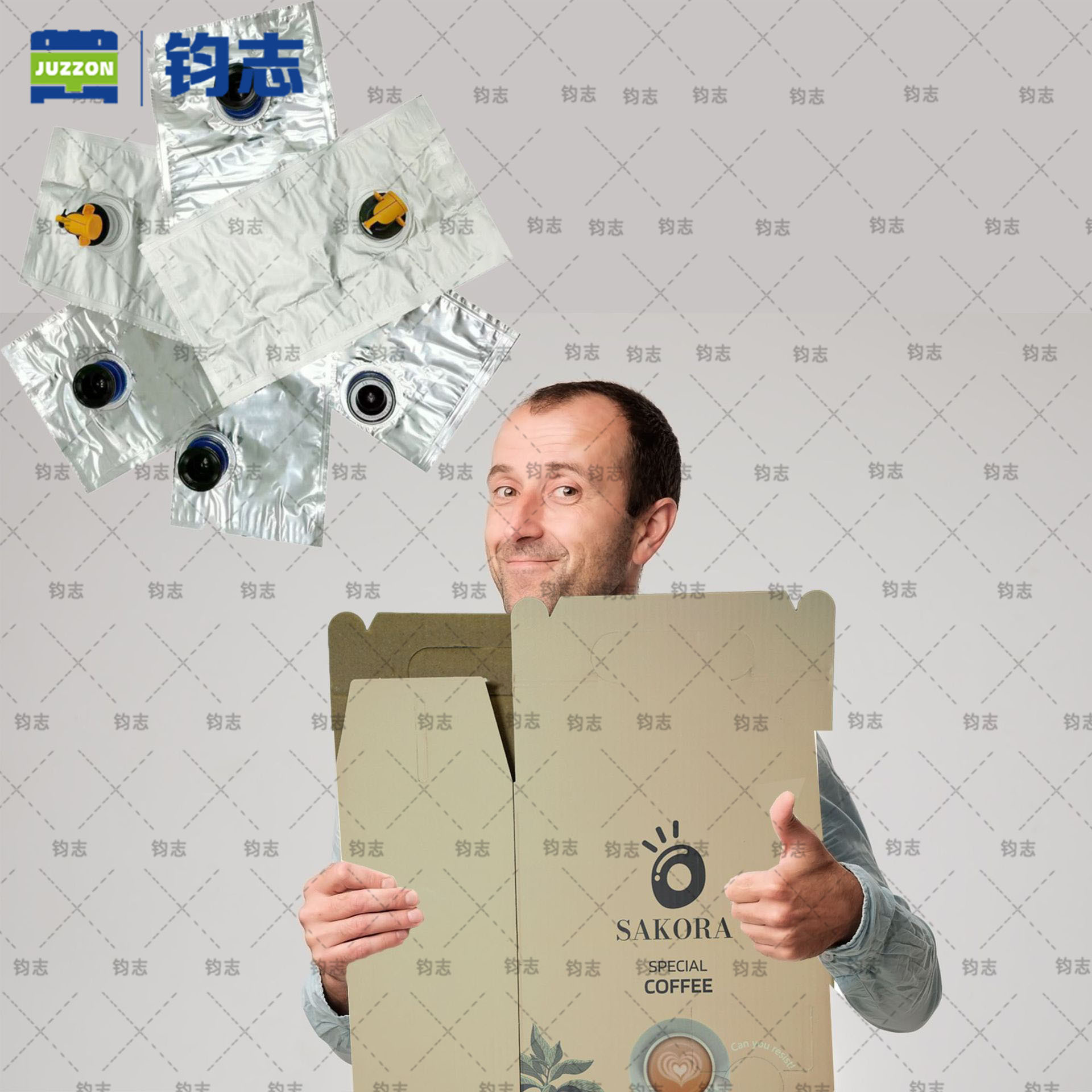 红酒果汁镀铝透明液体无菌包装袋1升3L5L10L15L20L现货BIB盒中袋