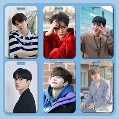 Wholesale Plastic Sliding Cover Card Holder for Song Jiang Card, Student School Card, Meal Card, ID Card, Work Card, Access Card, Bus Card