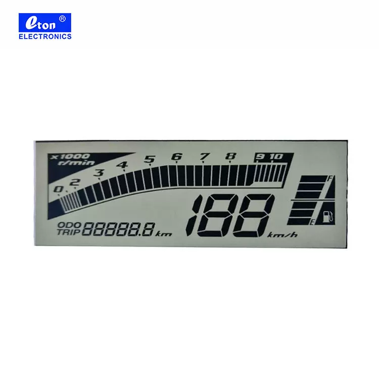 定制形状VA STN TN HTN液晶显示器模块玻璃摩托车速度计液晶屏