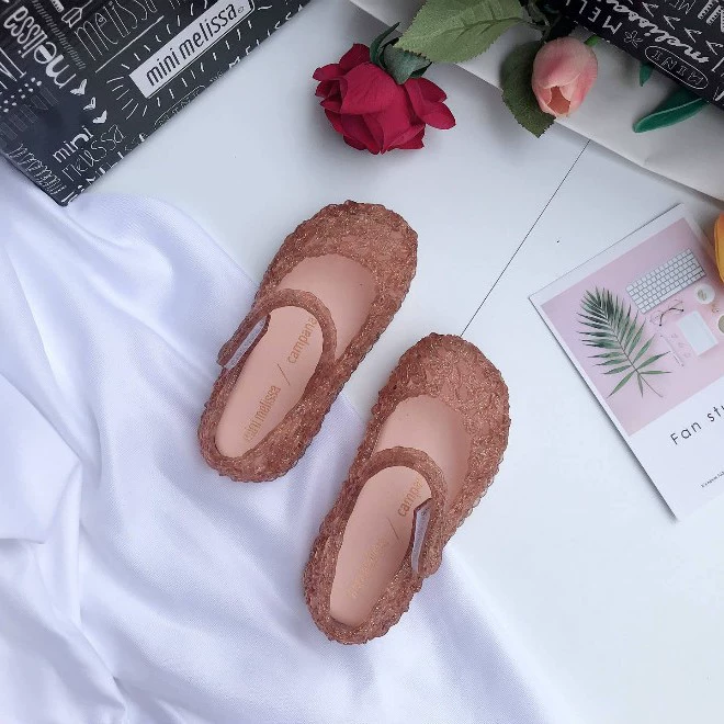 Новый Melissa Same Bird's Nest Детские туфли Девочки Младенцы мягкая подошва Bao Toutou Сандалии Желе Фрагрейнсы обувь