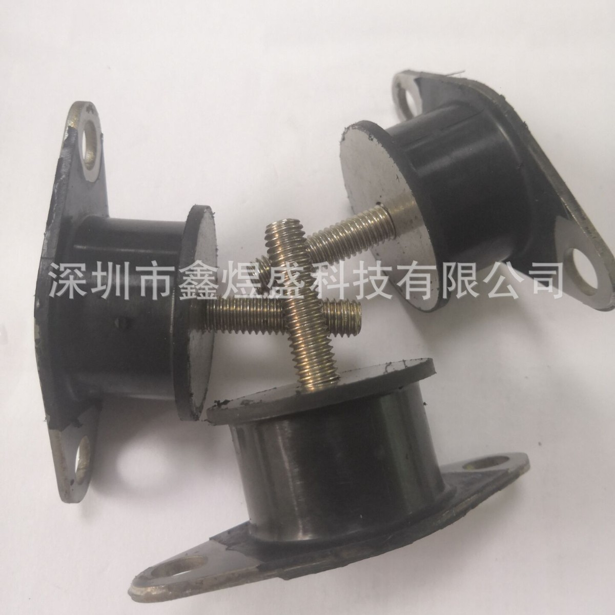 圆柱形橡胶减震器批发螺丝包胶减震器厂家加工定 制缓冲防撞
