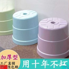 小さなスツールプラスチックベンチ家庭用大人のスツールラウンドスツール厚みのある滑り止めステップスツール子供用バススツール