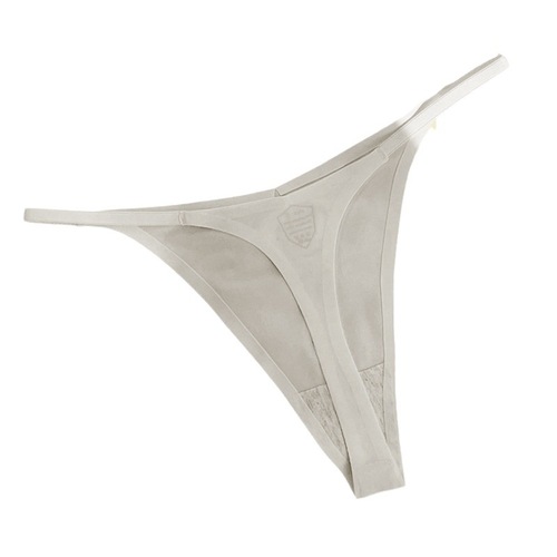 European and American seamless panties women's sports fitness yoga sexy low-rise thong ice silk ladies' briefs wholesale