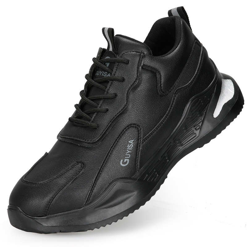 Customized labor protection shoes men's steel toe anti-smashing anti-piercing lightweight waterproof fashion leisure safety and comfort protective shoes wholesale Customized labor protection shoes men's steel toe anti-smashing anti-piercing lightweight waterproof fashion leisure safety and comfort protective shoes wholesale