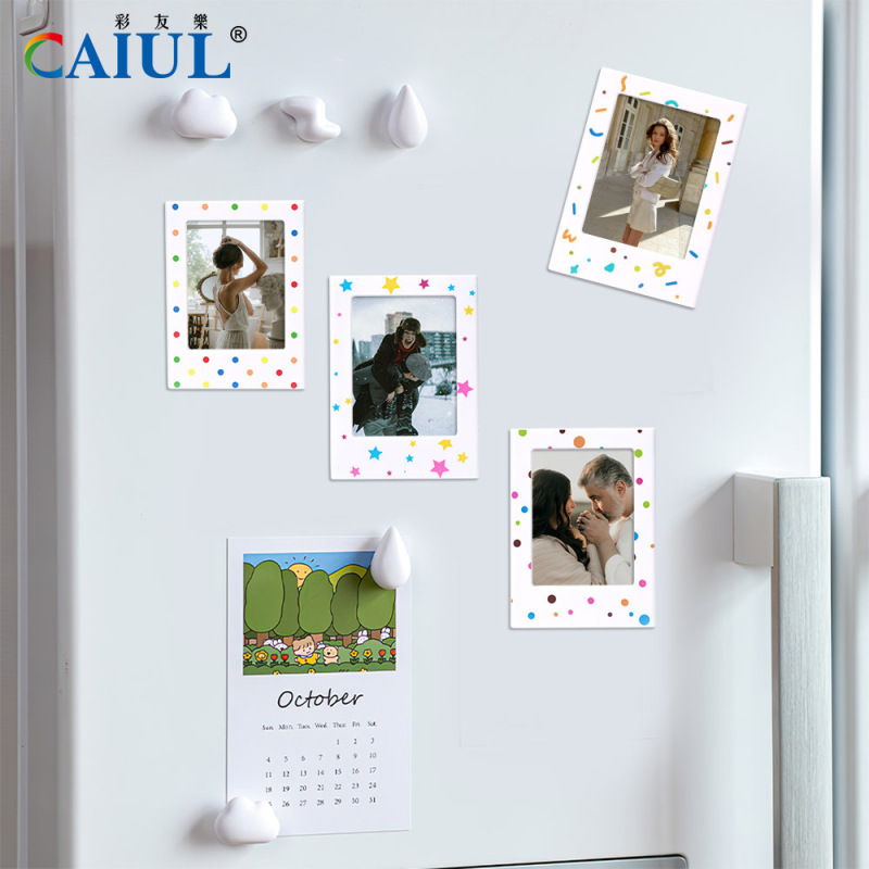 Suitable for Polaroid Mini 3inch Magnetic Photo Cards, Celebrity Photo Frames, Desktop Display, Refrigerator Magnets, Popular Cross-Border Items on Instagram