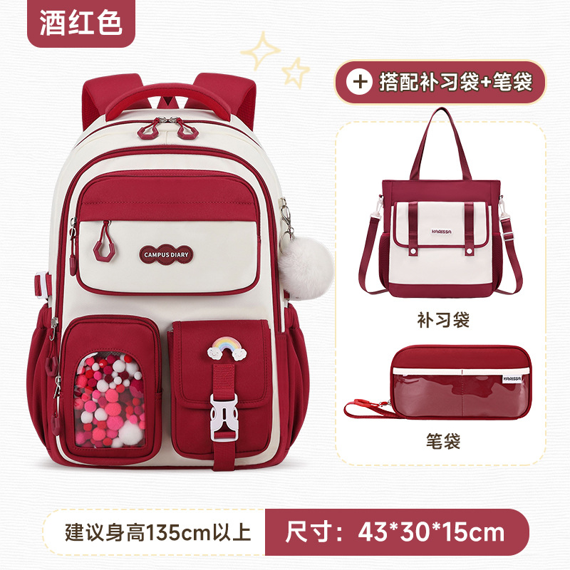 Mochilas escolares de nuevo estilo para estudiantes de secundaria y preparatoria, gran capacidad, mochilas ligeras, mochilas con ruedas al por mayor, colores coloridos y contrastantes