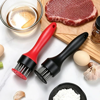 20针不锈钢松肉针按压断筋嫩肉器厨房工具牛扒松肉器双色现货直发