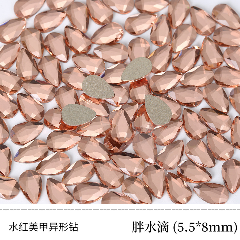 물 빨강 5.5*8mm 지방 물방울 특형의 드릴 [단일 가격]]