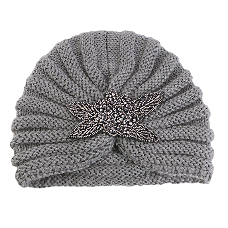 Women's Elegant Lady Flower Eaveless Wool Cap display picture 2