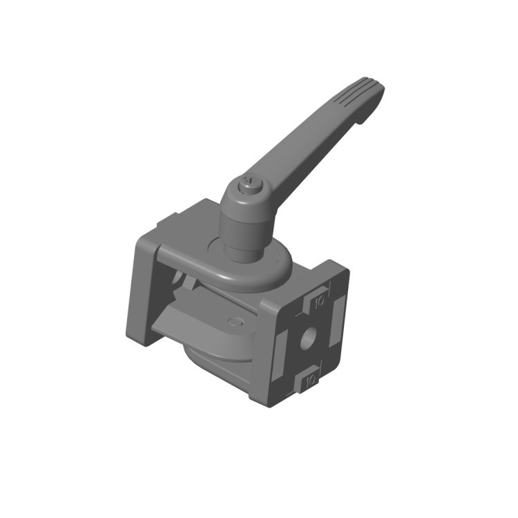 铰链 4040带手柄/不带手柄 锌合金材质 345.13/14