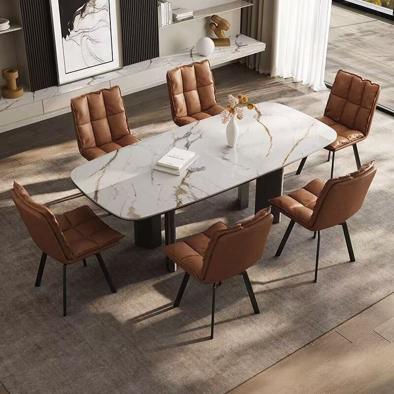 Minimalist Swivel Dining Chair, Italian-Style Simple and Luxurious Fashion Dining Chair, Modern High-End Hotel Upholstered Office Chair Minimalist Swivel Dining Chair, Italian-Style Simple and Luxurious Fashion Dining Chair, Modern High-End Hotel Upholstered Office Chair