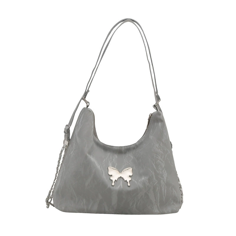 Autumn shoulder bag, capacious backpack, one-shoulder bag, western style